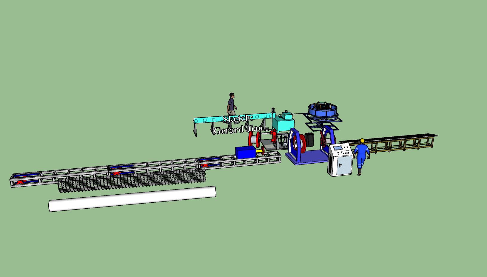 केज वेल्डिंग मशीन ए