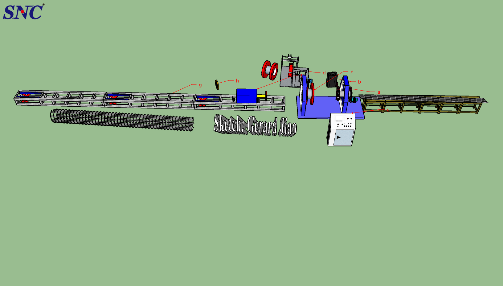 केज वेल्डिंग मशीन कॉन्फ़िगरेशन ए