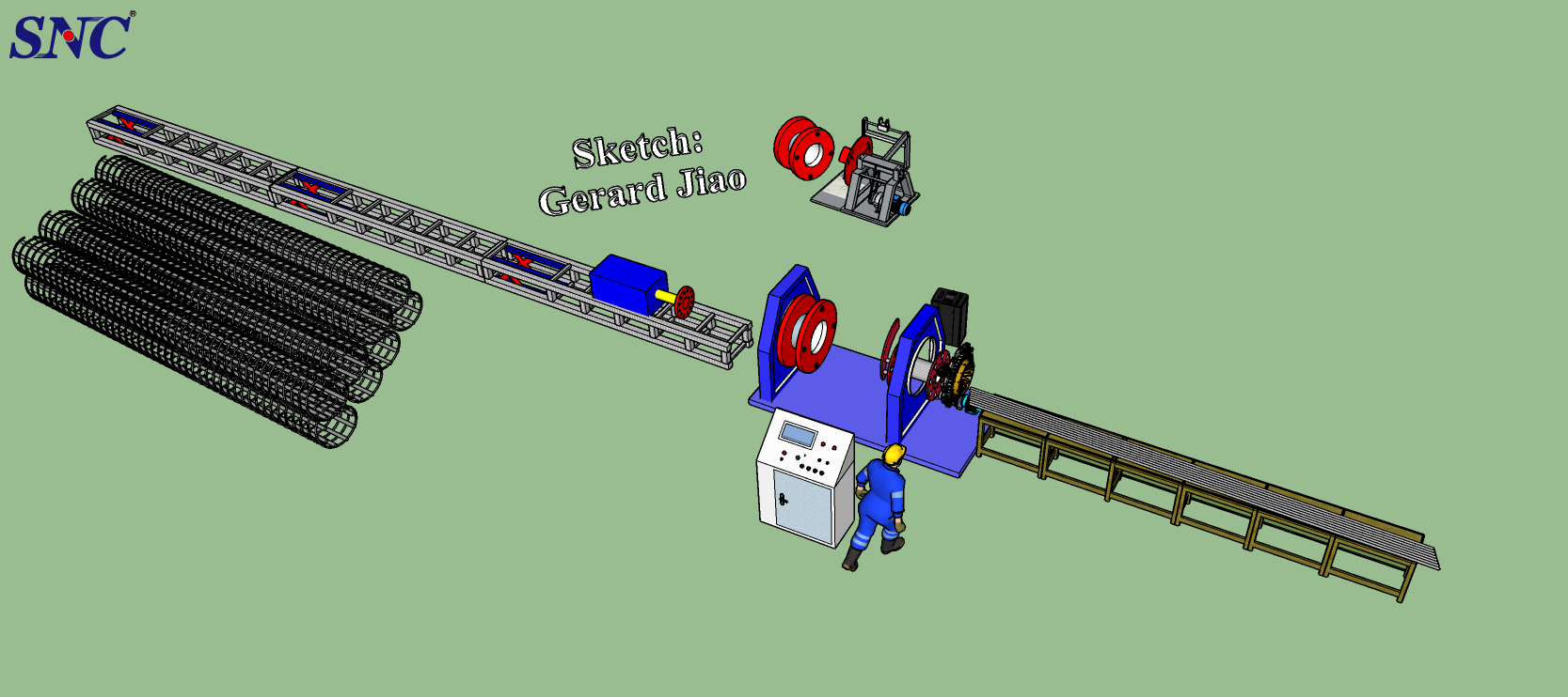 स्टील केज वेल्डिंग मशीन के पांच फायदे हैं